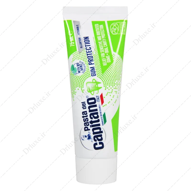قیمت و خرید خمیر دندان محافظ لثه Gum Protection کاپیتانو 75 میل - دکتر لوکس